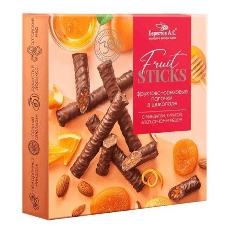 Конфеты глазированные Fruit Sticks 175гр