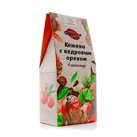 Фрукти с кедровым орехом в шоколаде Солнечная Сибирь 120 г