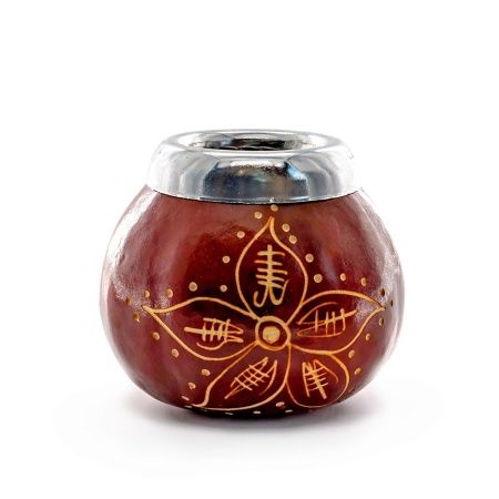 Калабас "Петала" черный, с оконтовкой (1246)