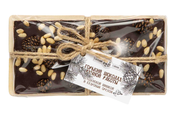 Шоколад с сосновой шишкой 100гр Таёжный тайник